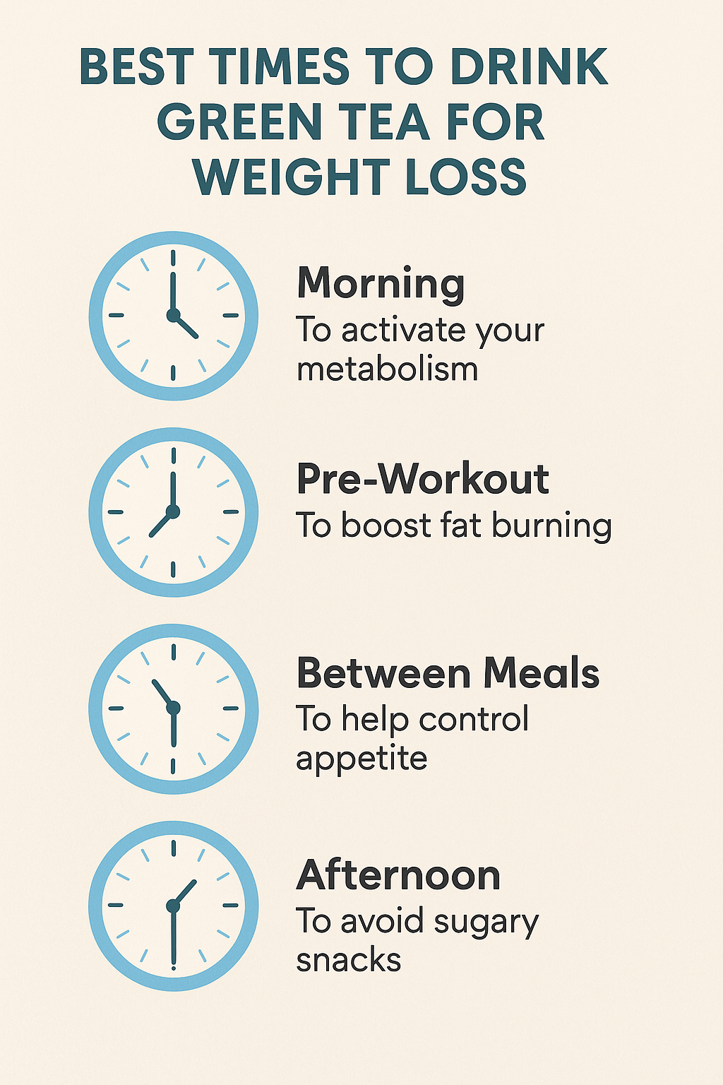 Best time to drink green tea for weight loss
