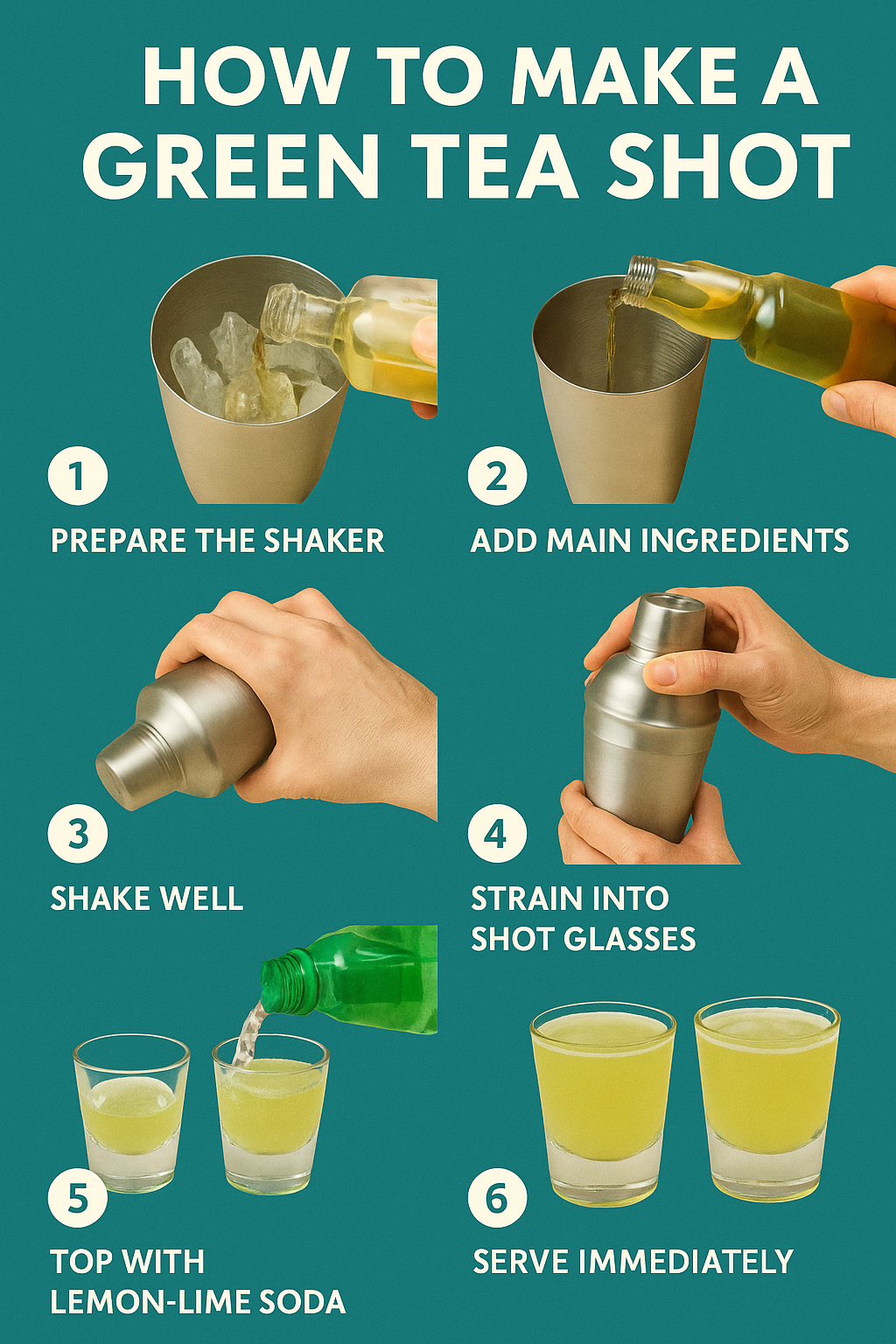 How to Make a Green Tea Shot