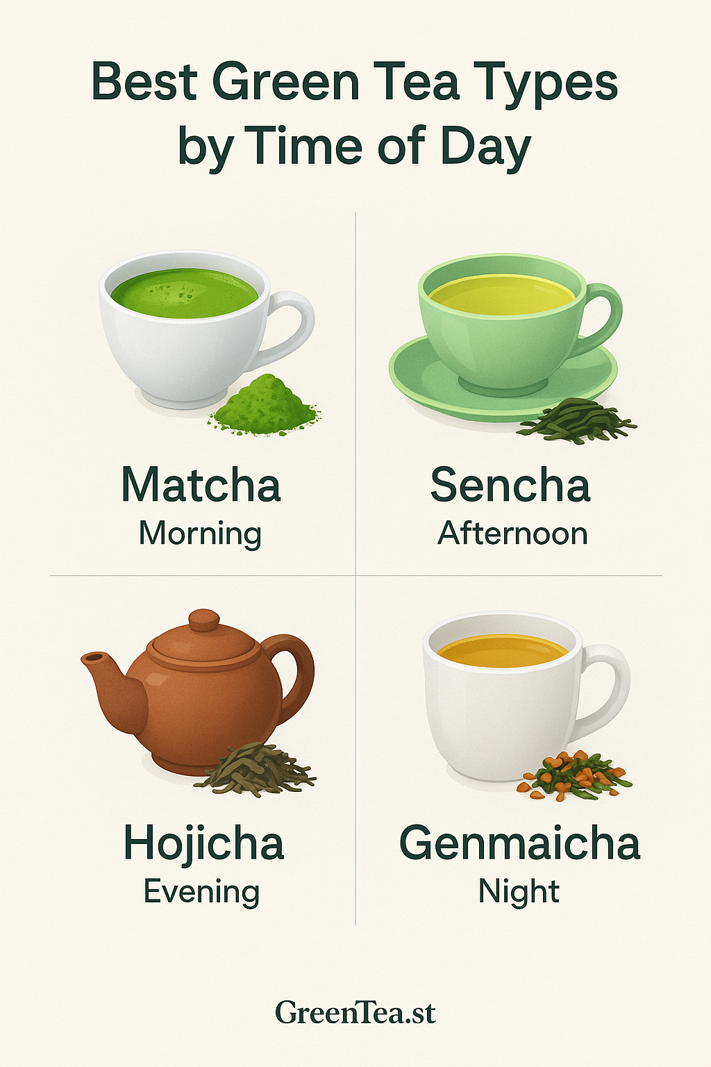 Matching Tea Type to Time of Day