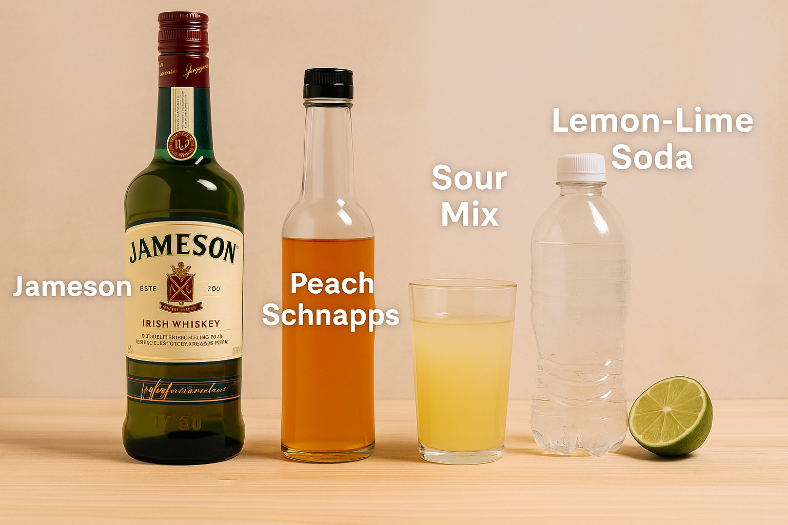 Ingredients of a Green Tea Shot