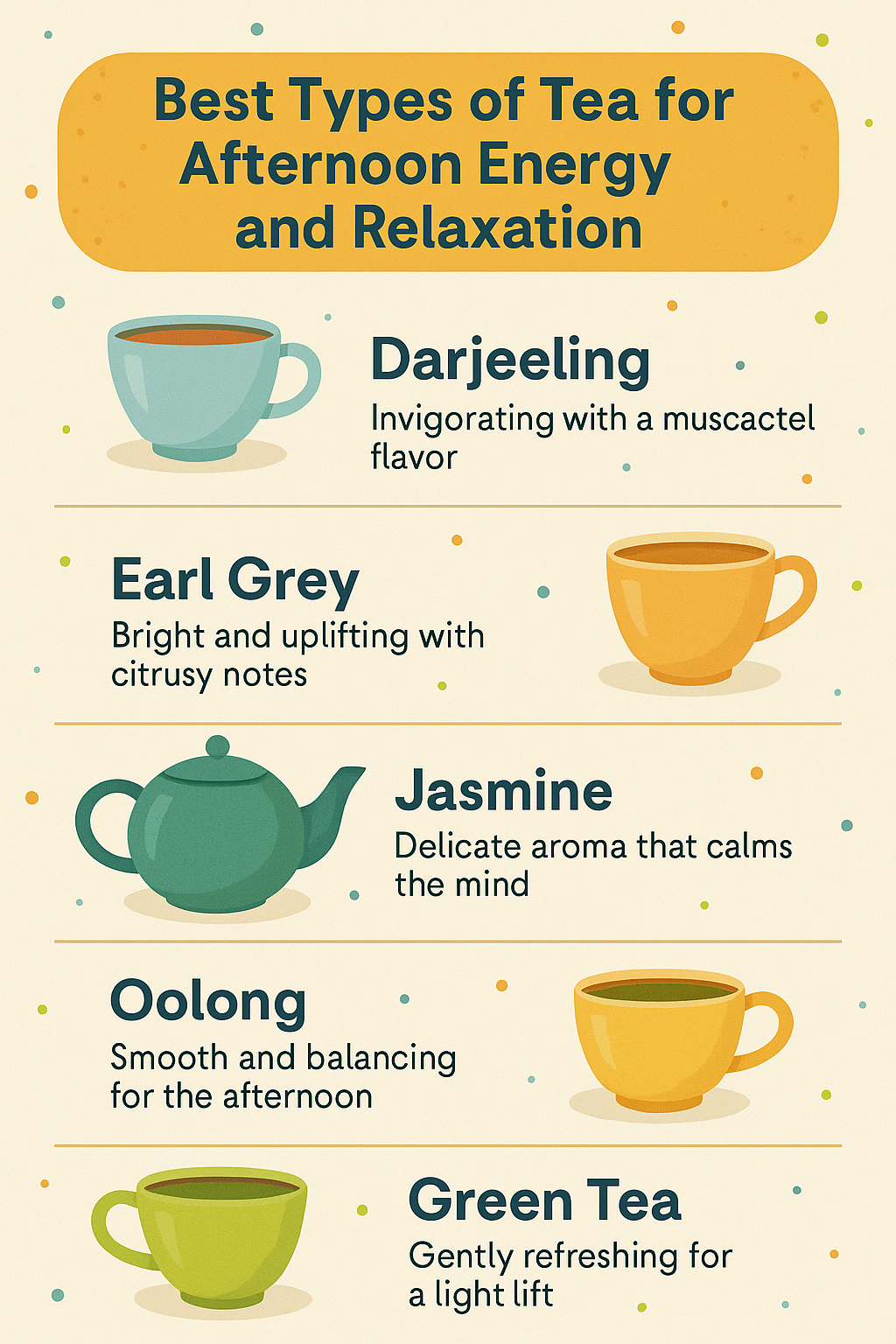 Best Types of Tea for Afternoon Energy