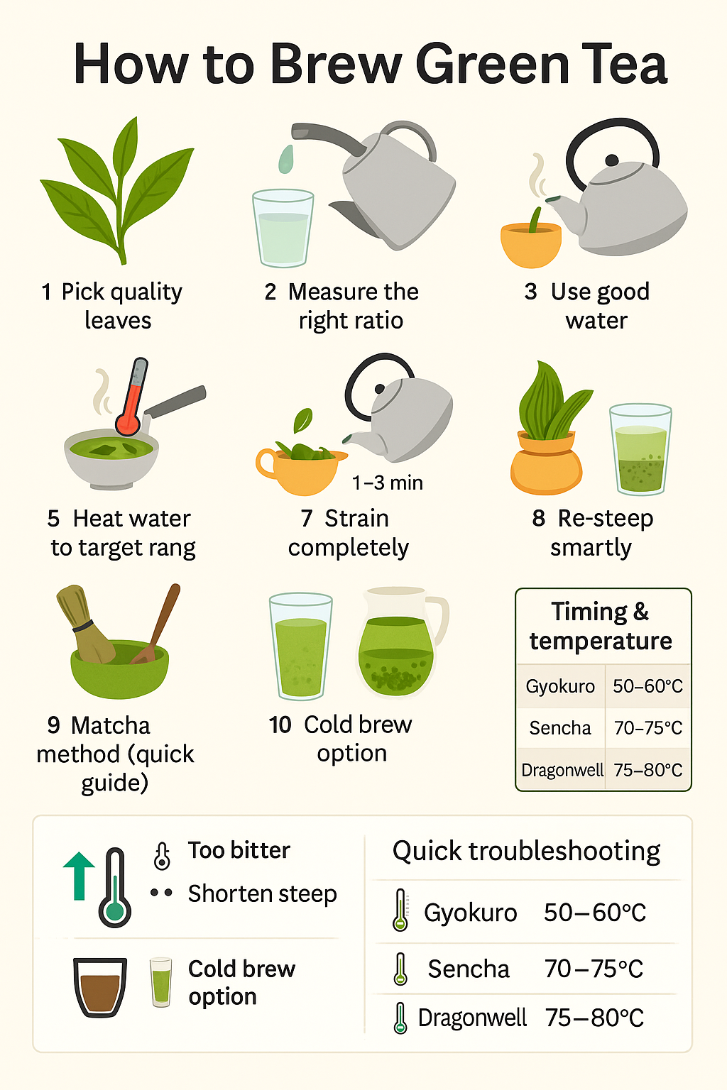 How to Brew Green Tea Step by Step