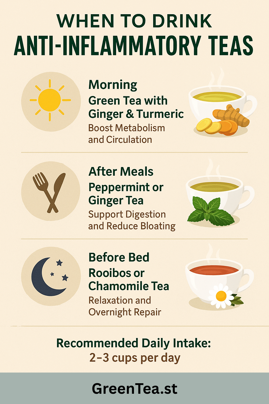 When to Drink Anti-Inflammatory Teas