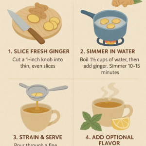 How to Make Ginger Tea for Nausea Relief