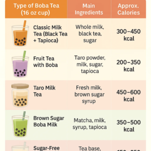 How Many Calories in Boba Tea?