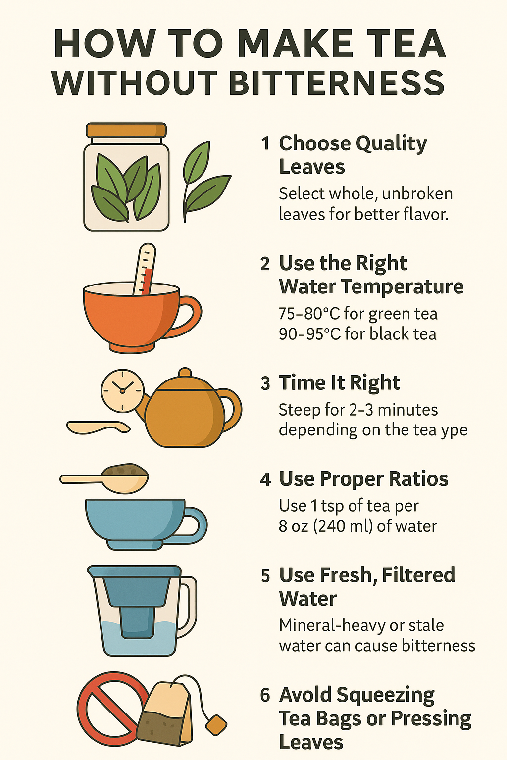 How to Make Tea Without Bitterness