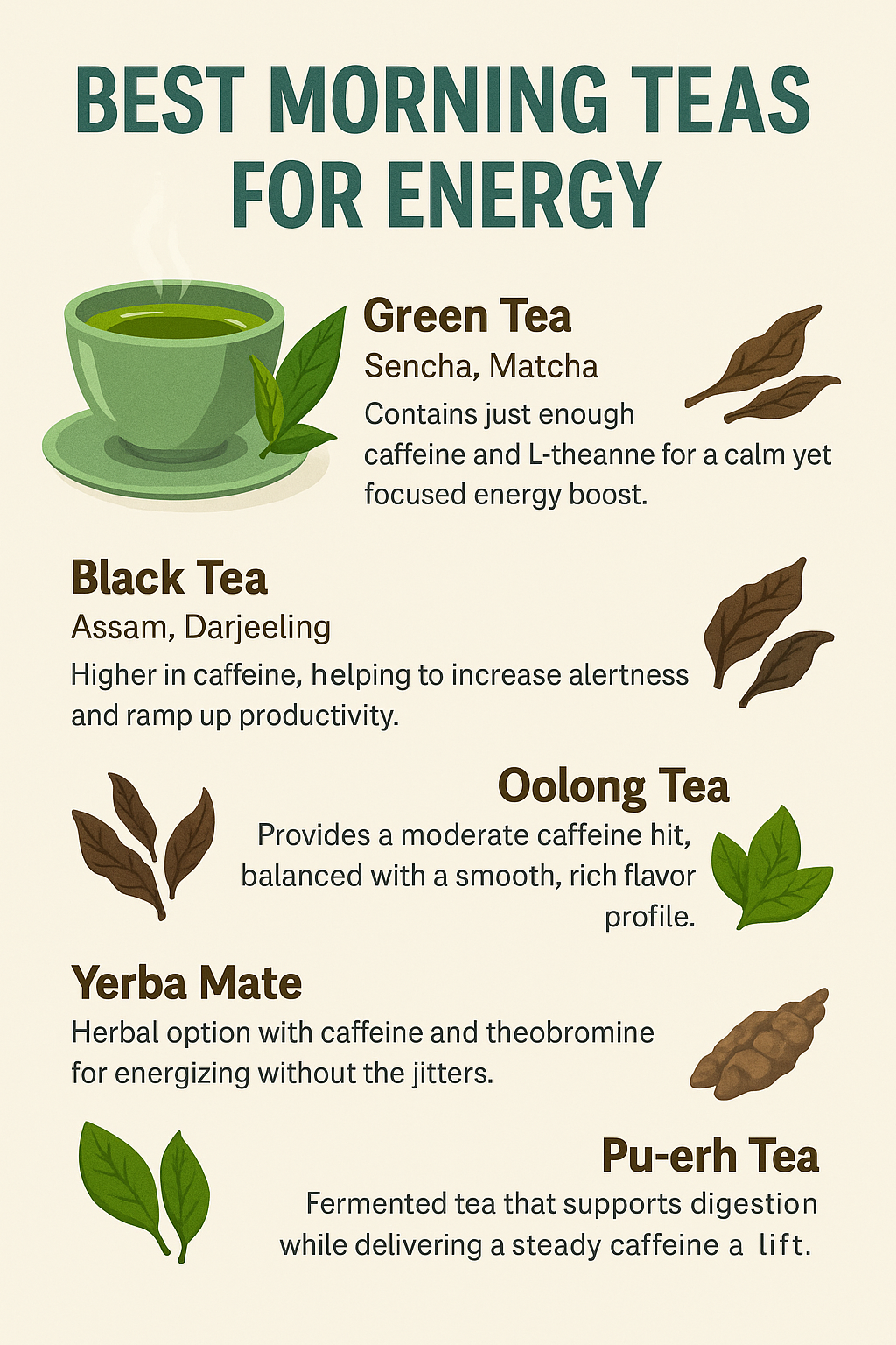 Best Morning Teas for Energy
