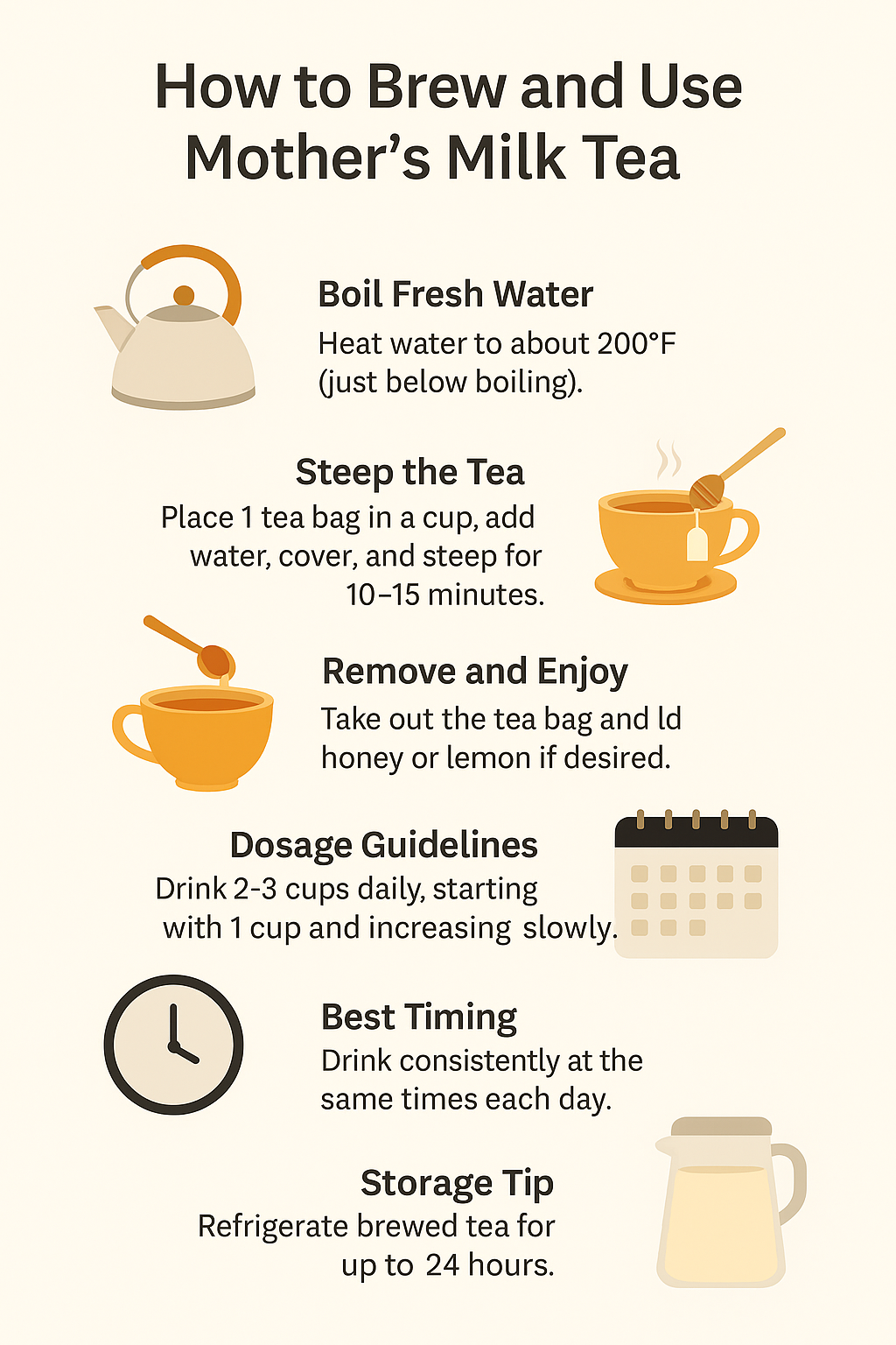 How to Brew Mother's Milk Tea