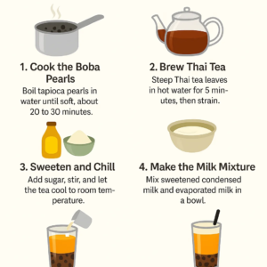 How to Make Thai Boba Tea