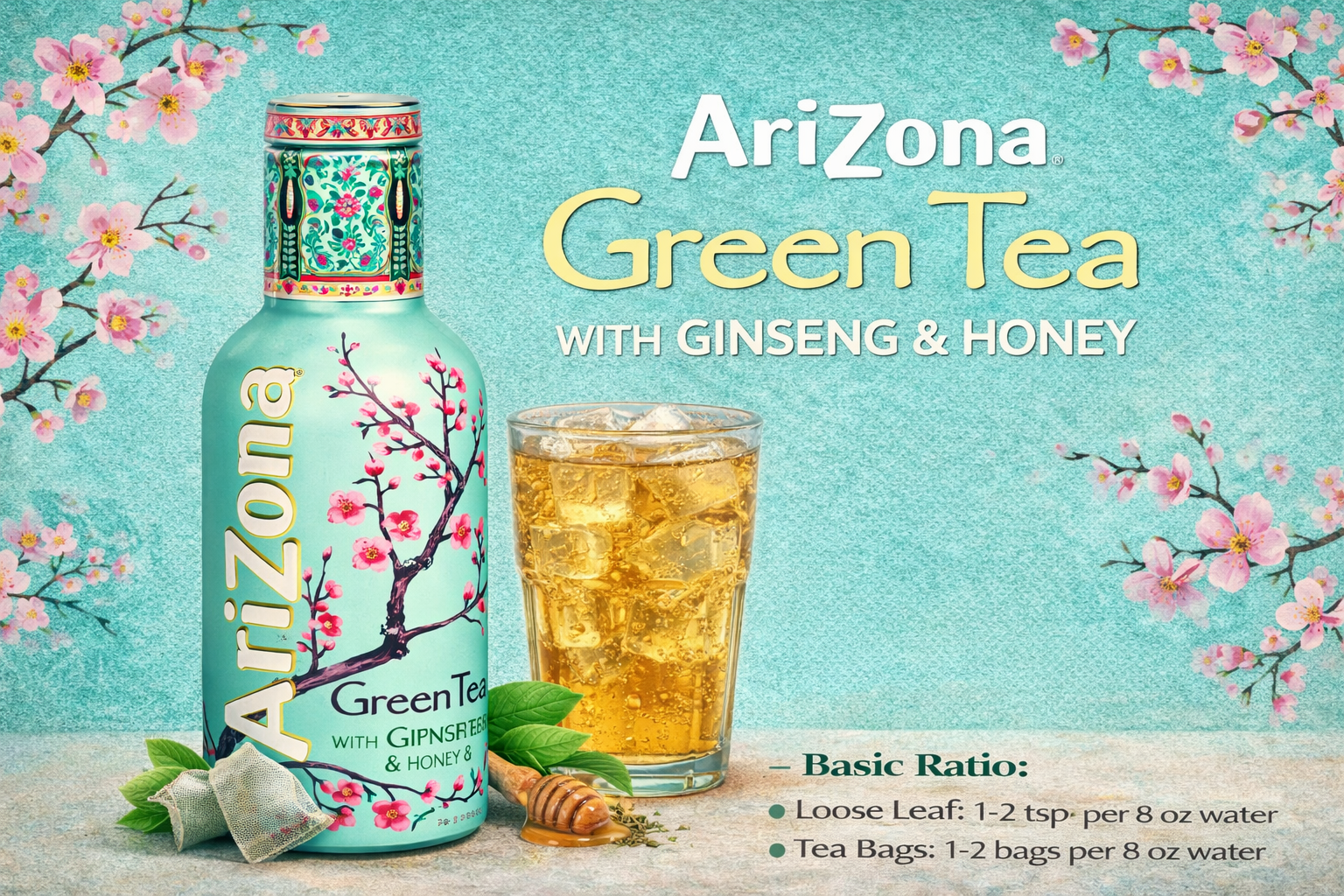 Is Arizona Green Tea With Ginseng Honey Healthy